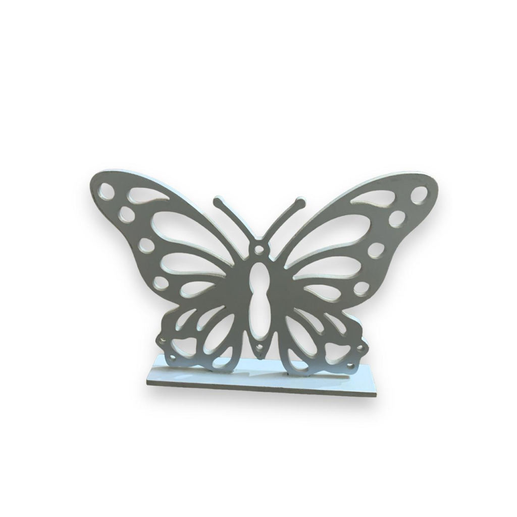 Borboleta 3D Mdf - Azul Bebê - Azul Bebê - i9festas
