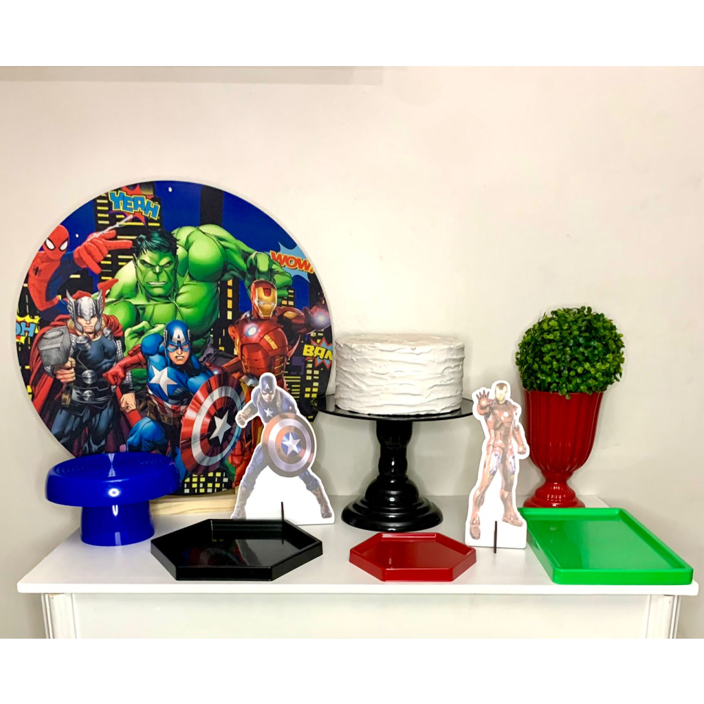 Kit Pegue Monte Mini Festa - Vingadores 1 - i9festas