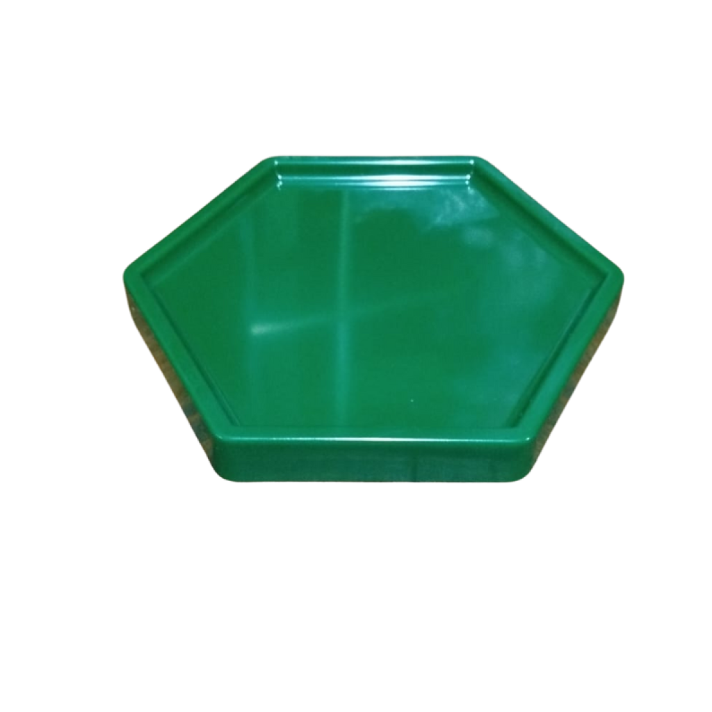 Bandeja Hexagonal - Verde Bandeira P - Verde Bandeira - i9festas