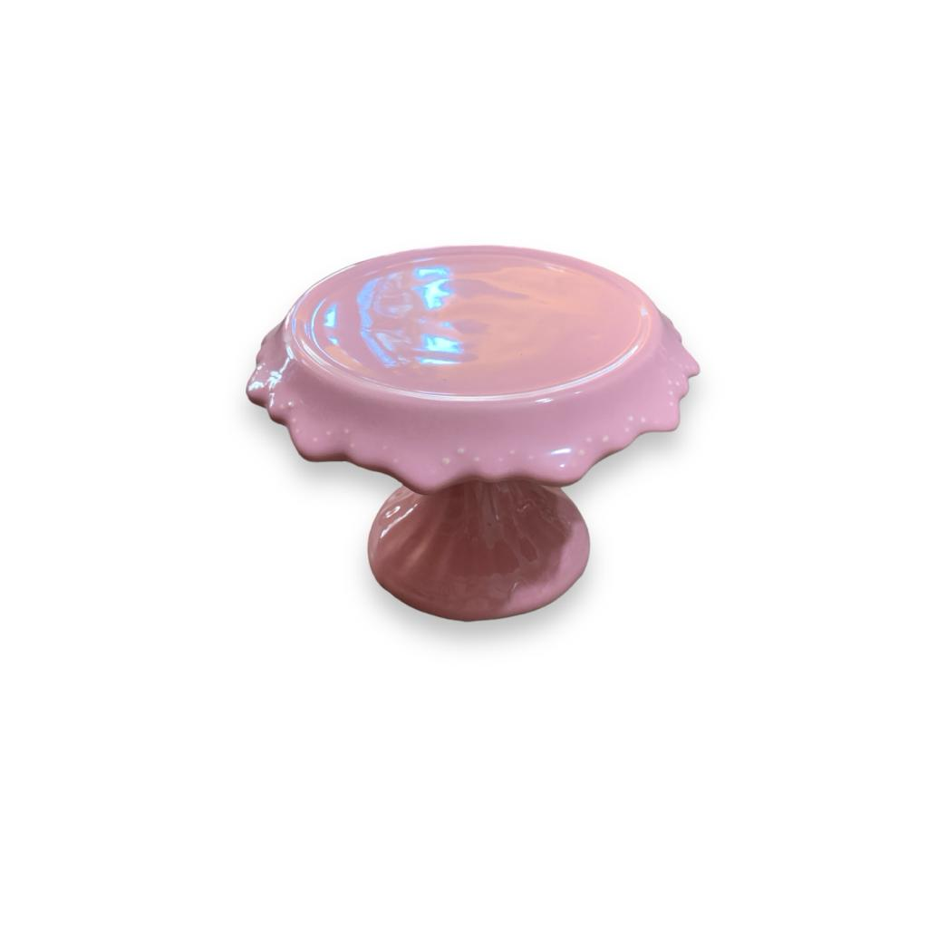 Porta Doces Babado P - Rosa Bebê - Rosa Bebê - i9festas