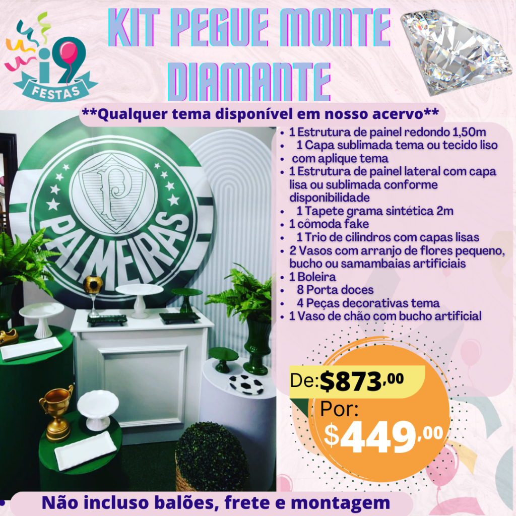 Pegue Monte Diamante - Palmeiras - i9festas