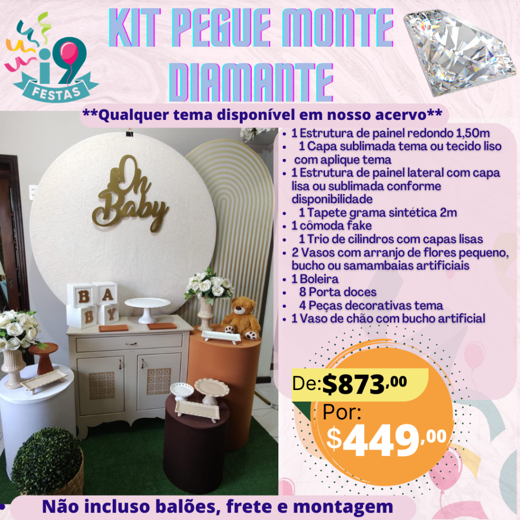 Pegue Monte Diamante - Oh Baby - i9festas