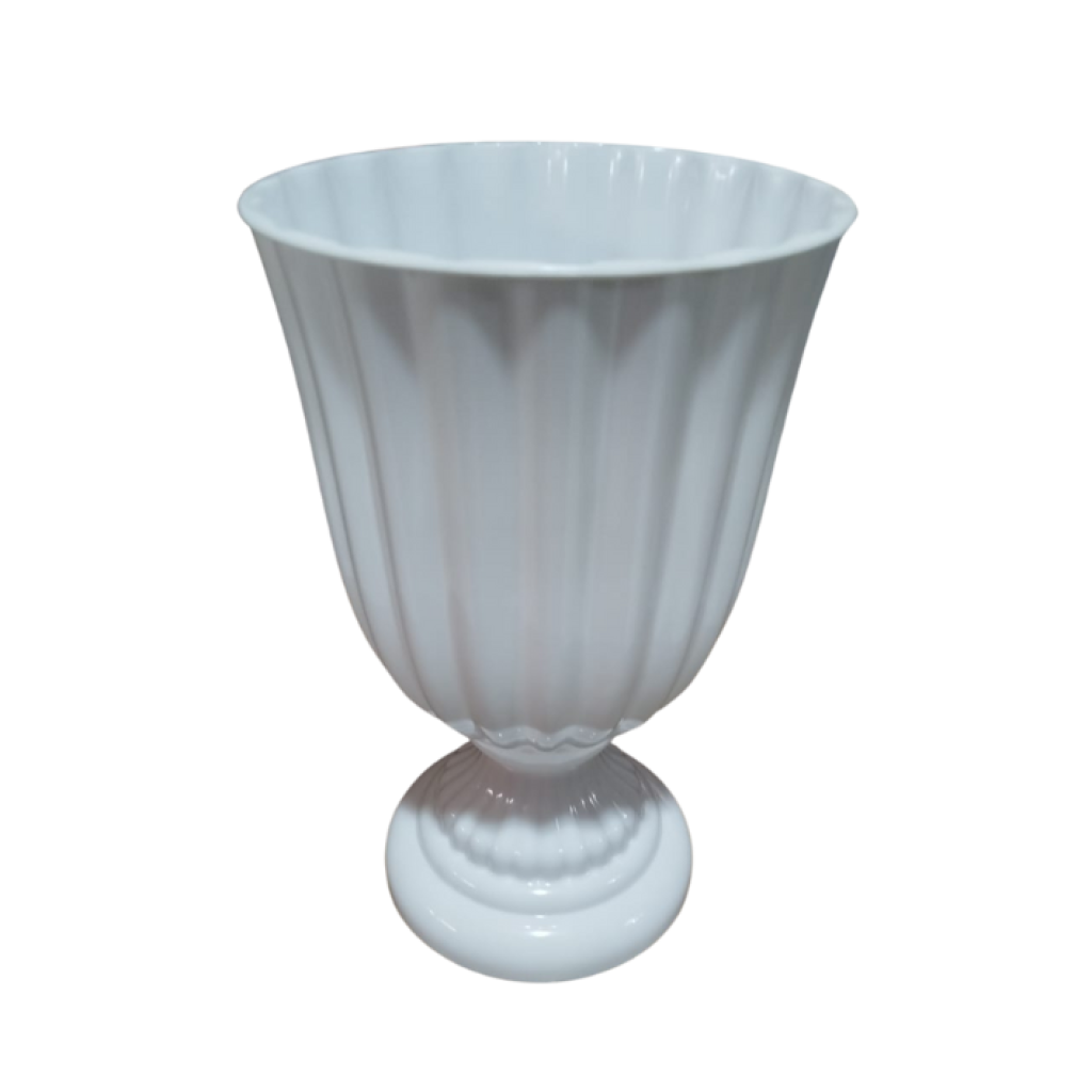 Vaso Ps Gomo de Plástico P - Branco - Branco - i9festas