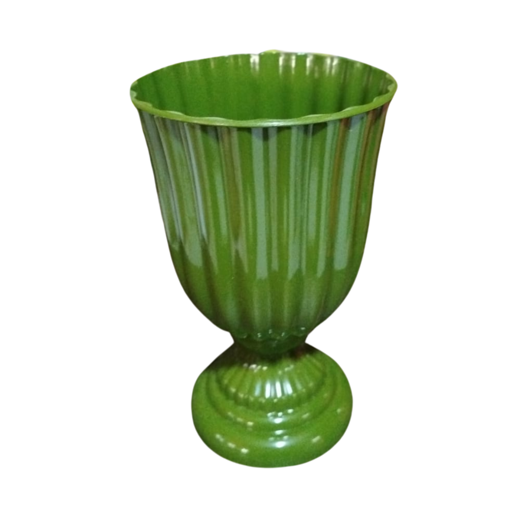 Vaso Ps Gomo de Plástico P - Verde Oliva - Verde Oliva - i9festas
