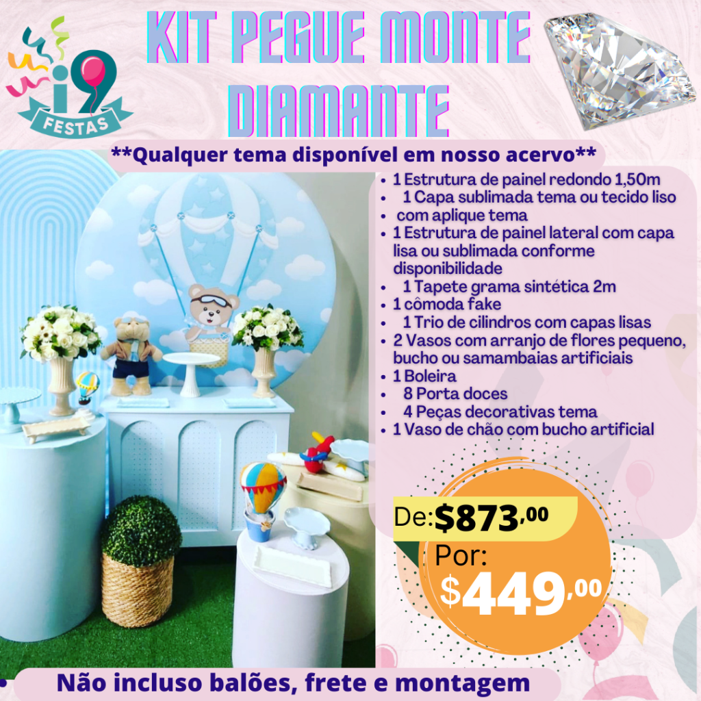 Pegue Monte Diamante - Urso Baloeiro - i9festas