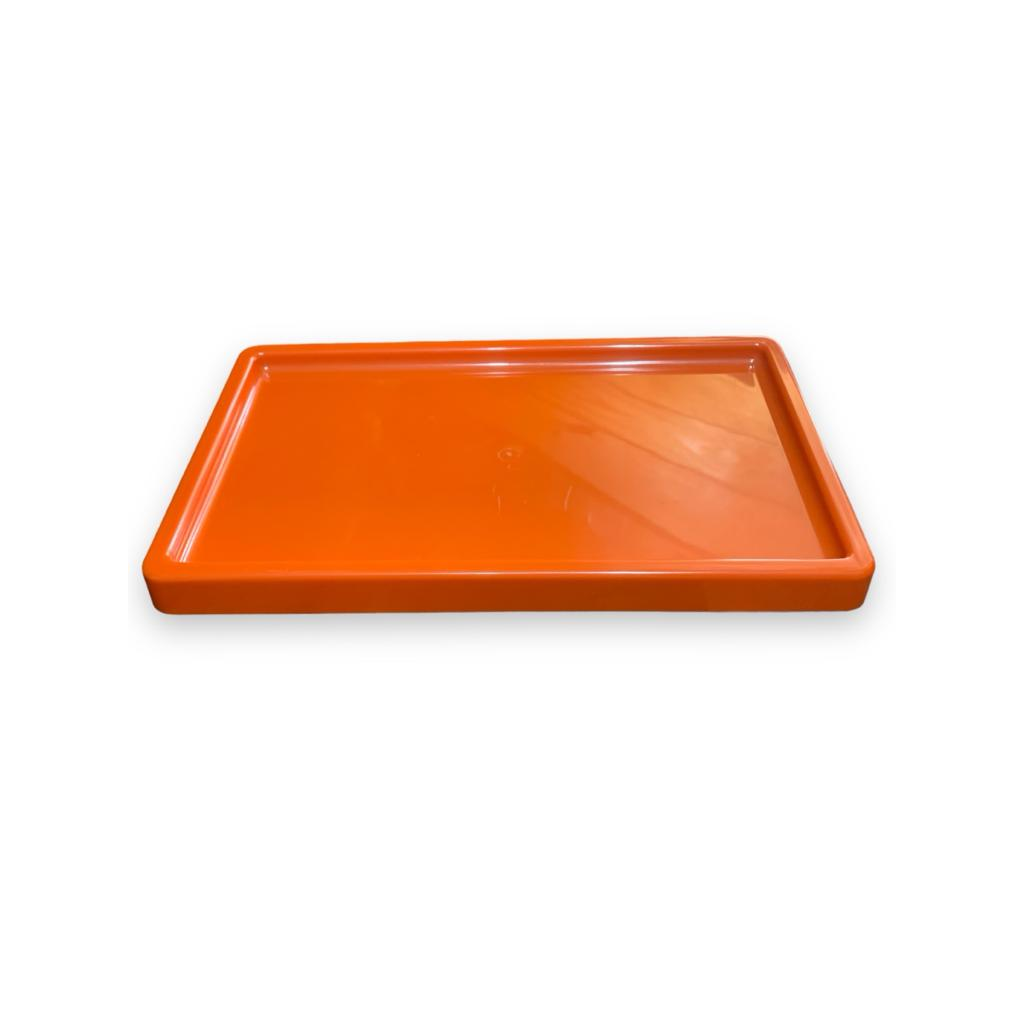 Bandeja Retangular Ps - Laranja - Laranja - i9festas