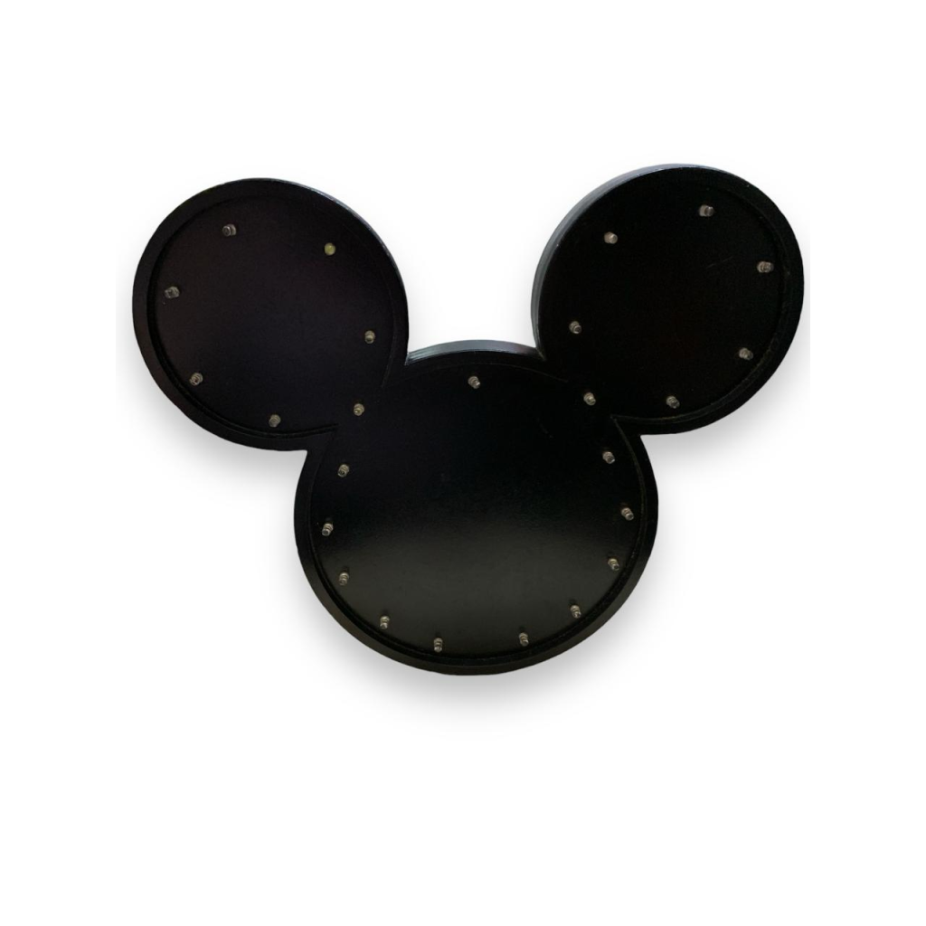 Luminoso Do Mickey - Preto - i9festas