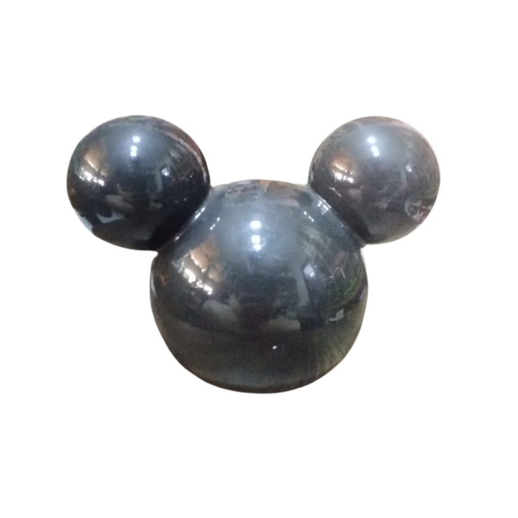 Mickey de Plástico - Preto - Preto - i9festas
