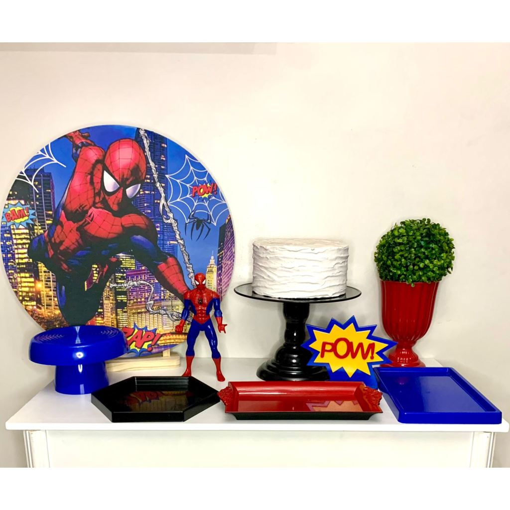 Kit Pegue Monte Mini Festa - Homem Aranha - i9festas