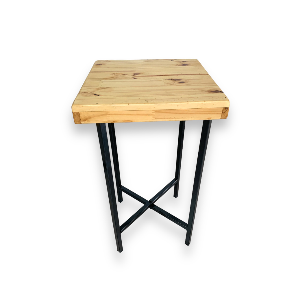 Mesa Industrial Desmontável Preta M - Preto - i9festas