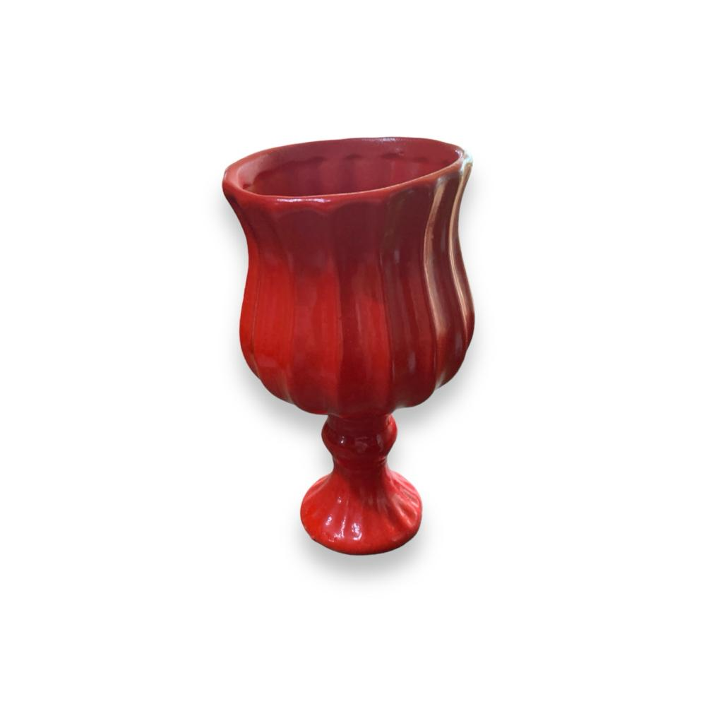 Vaso Gominho Vermelho - Vermelho - i9festas