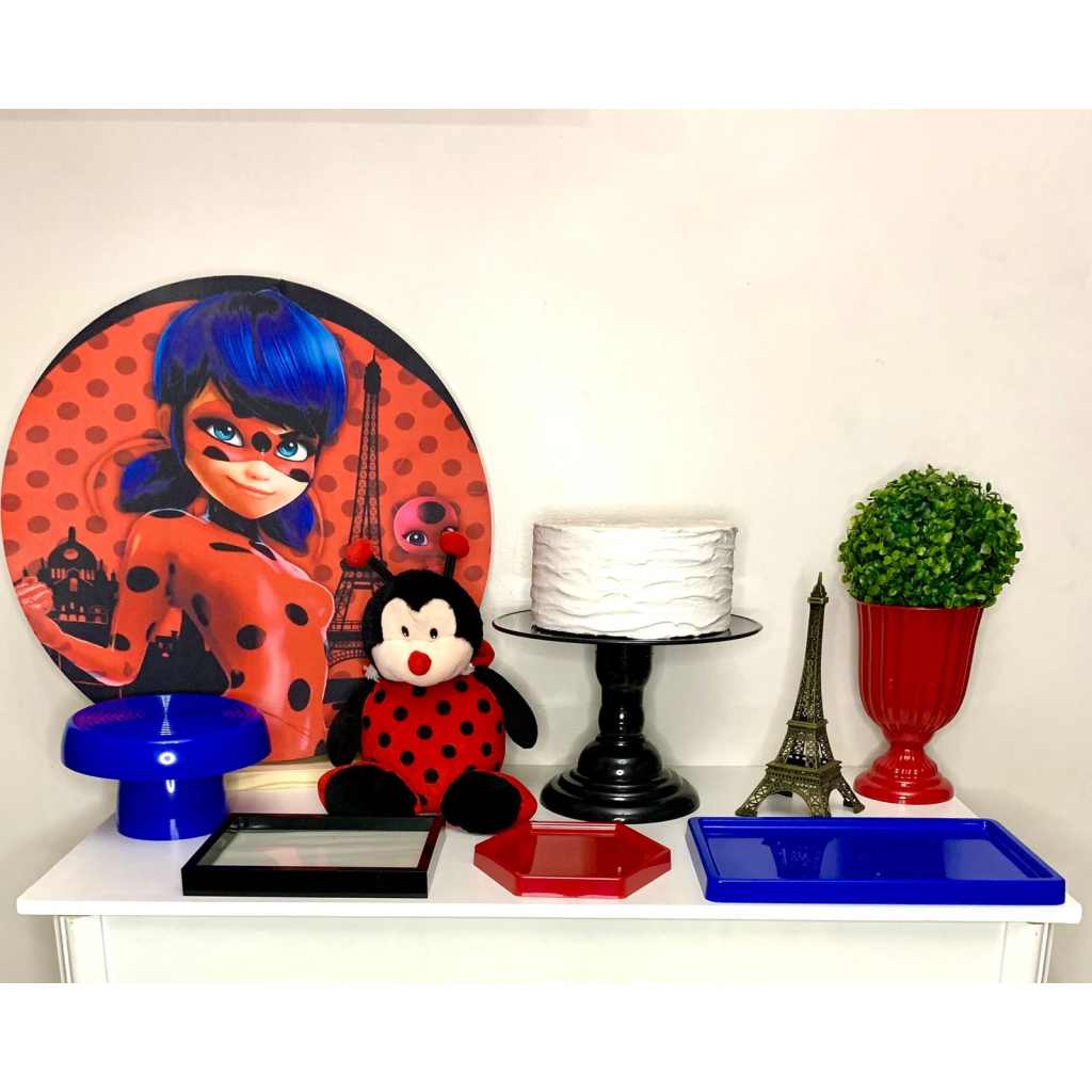 Kit Pegue Monte Mini Festa - Lady Bug - i9festas