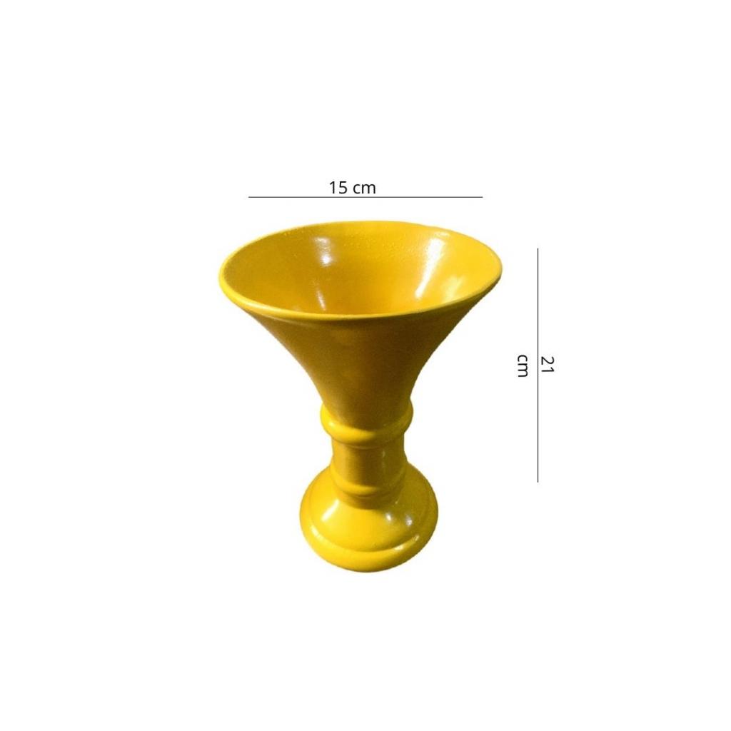 Vaso C0Ne Amarelo M - Amarelo - i9festas