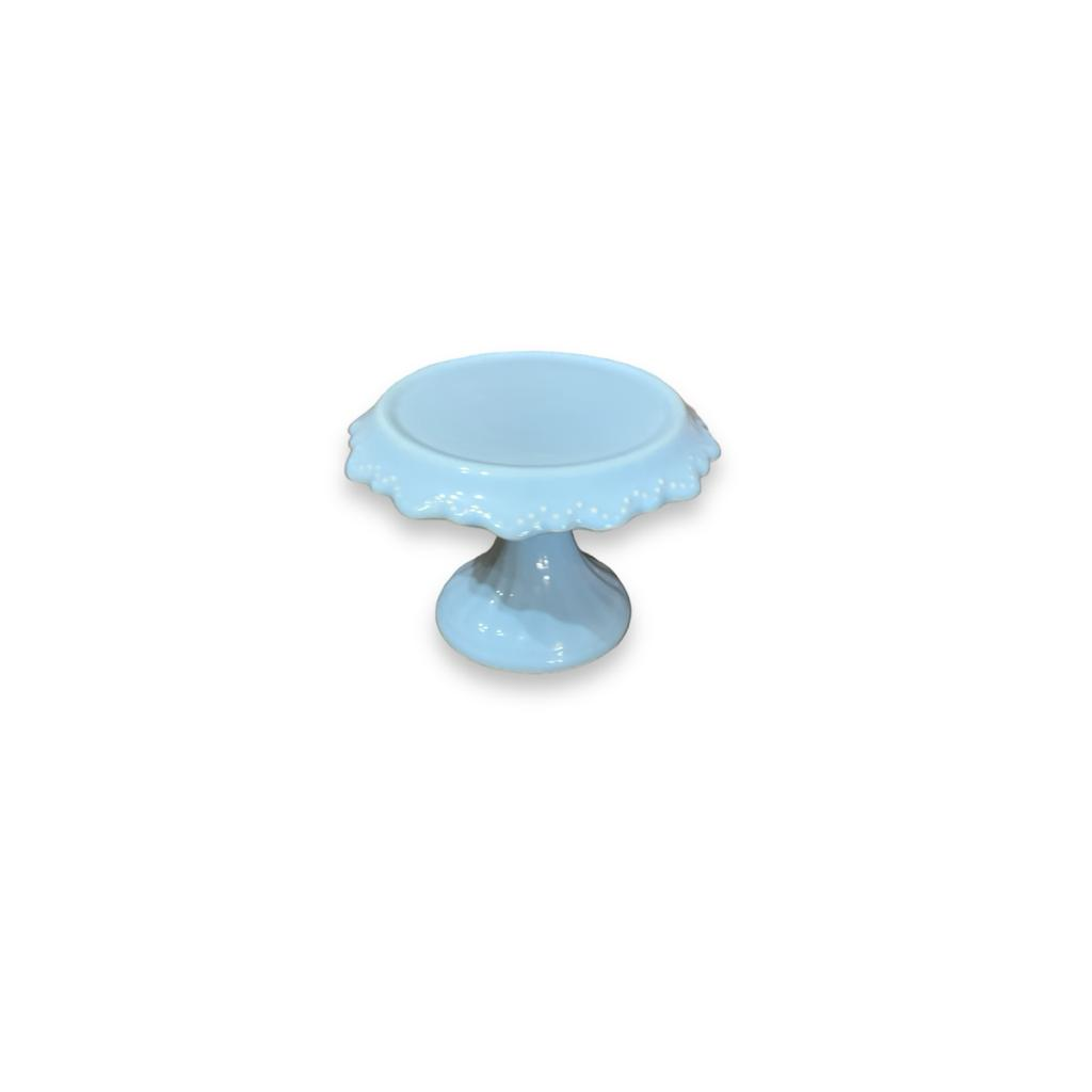 Porta Doces Babado Pp - Azul Bebê - Azul Bebê - i9festas
