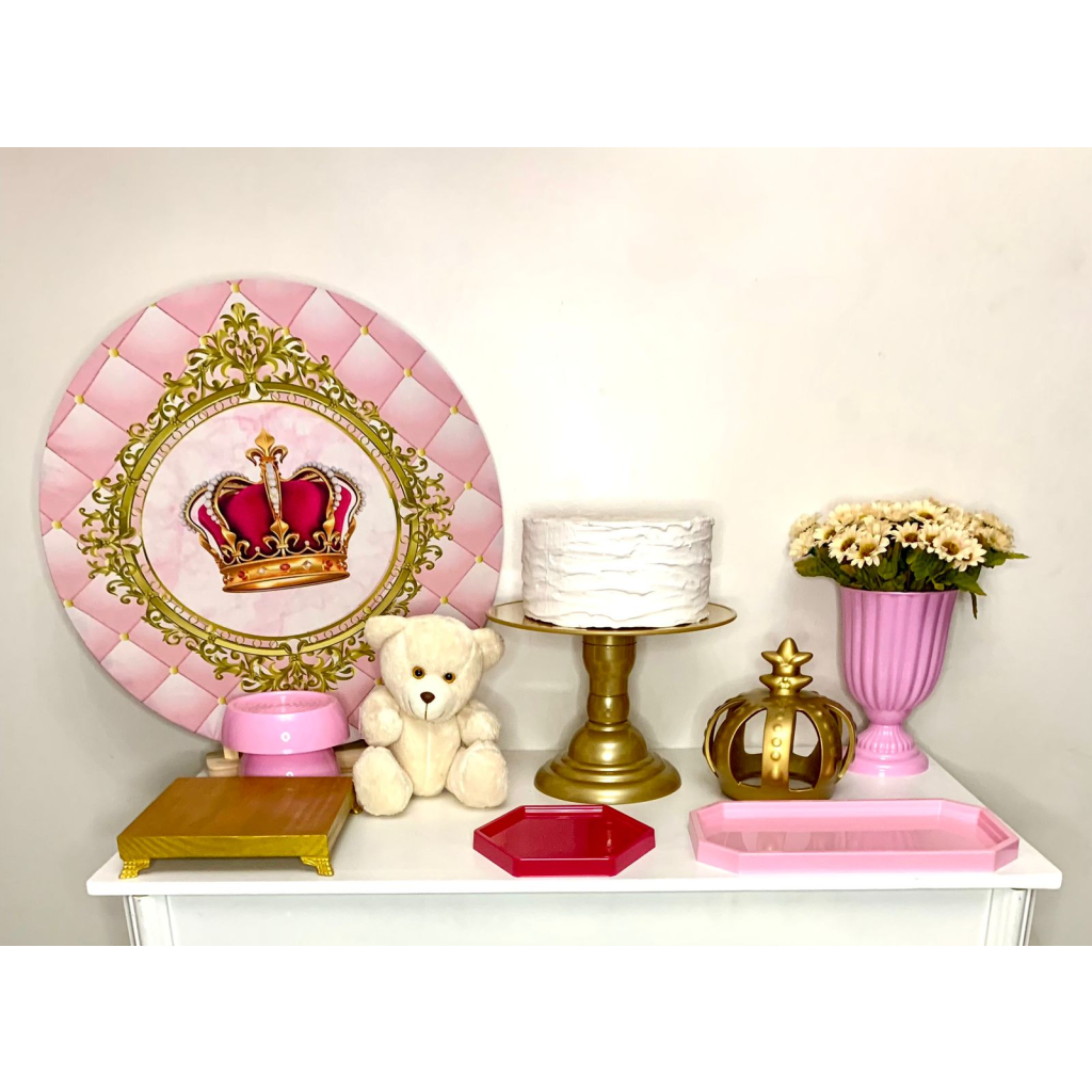 Kit Pegue Monte Mini Festa - Urso Coroa - i9festas