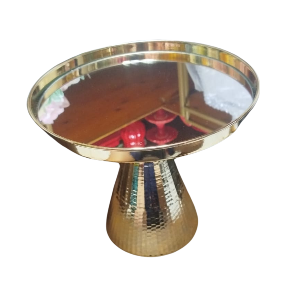 Boleira Cone Luxo G - Dourado - i9festas