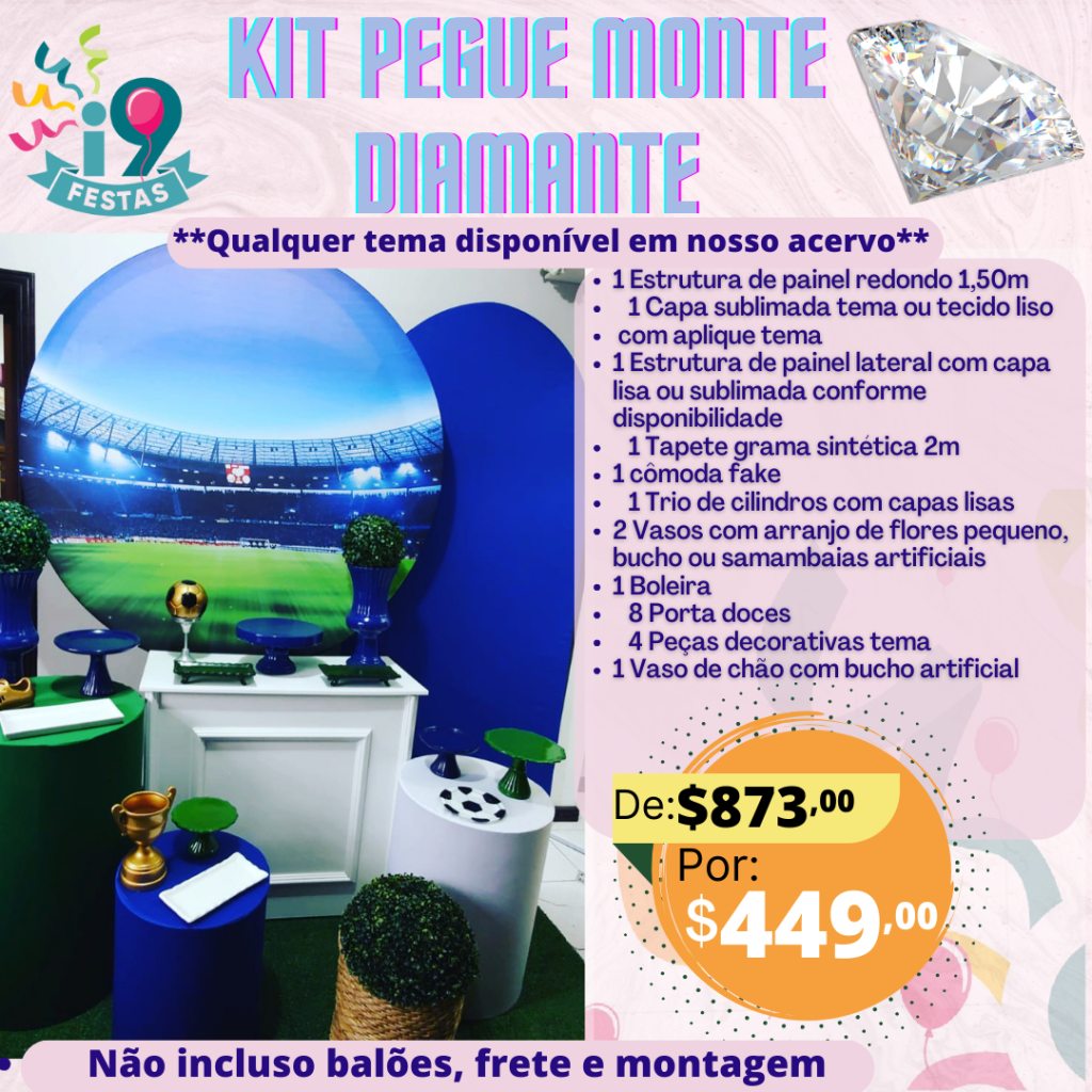 Pegue Monte Diamante - Futebol - i9festas