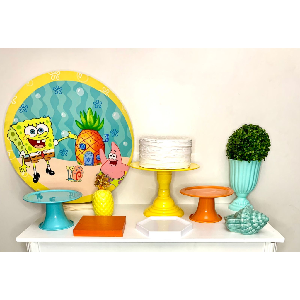 Kit Pegue Monte Mini Festa - Bob Esponja - i9festas