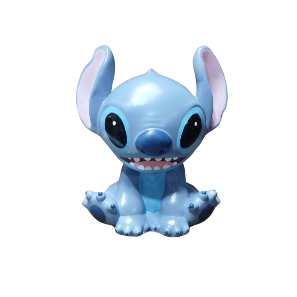 Stitch de Cerâmica - Cabeçudinho - Azul - i9festas