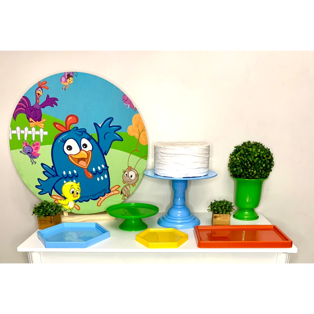Kit Pegue Monte Mini Festa - Galinha Pintadinha - i9festas