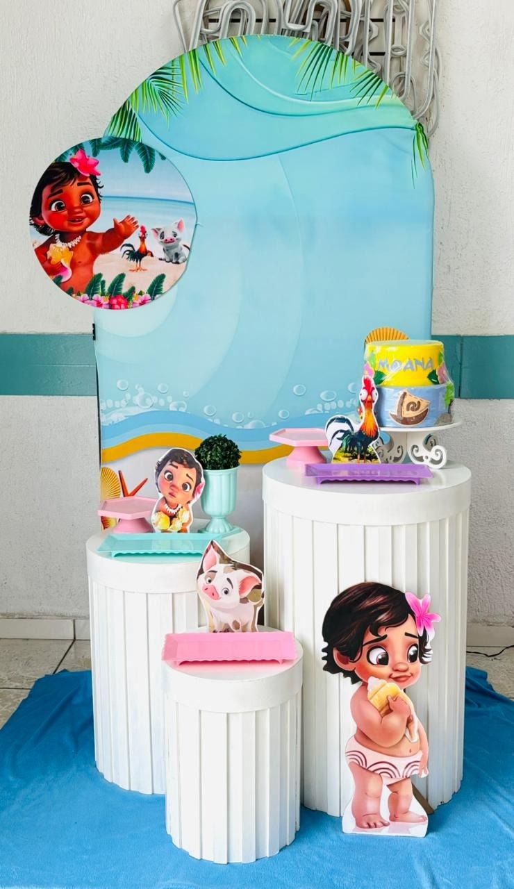 Moana Baby Ripado - GabiSantosDecor
