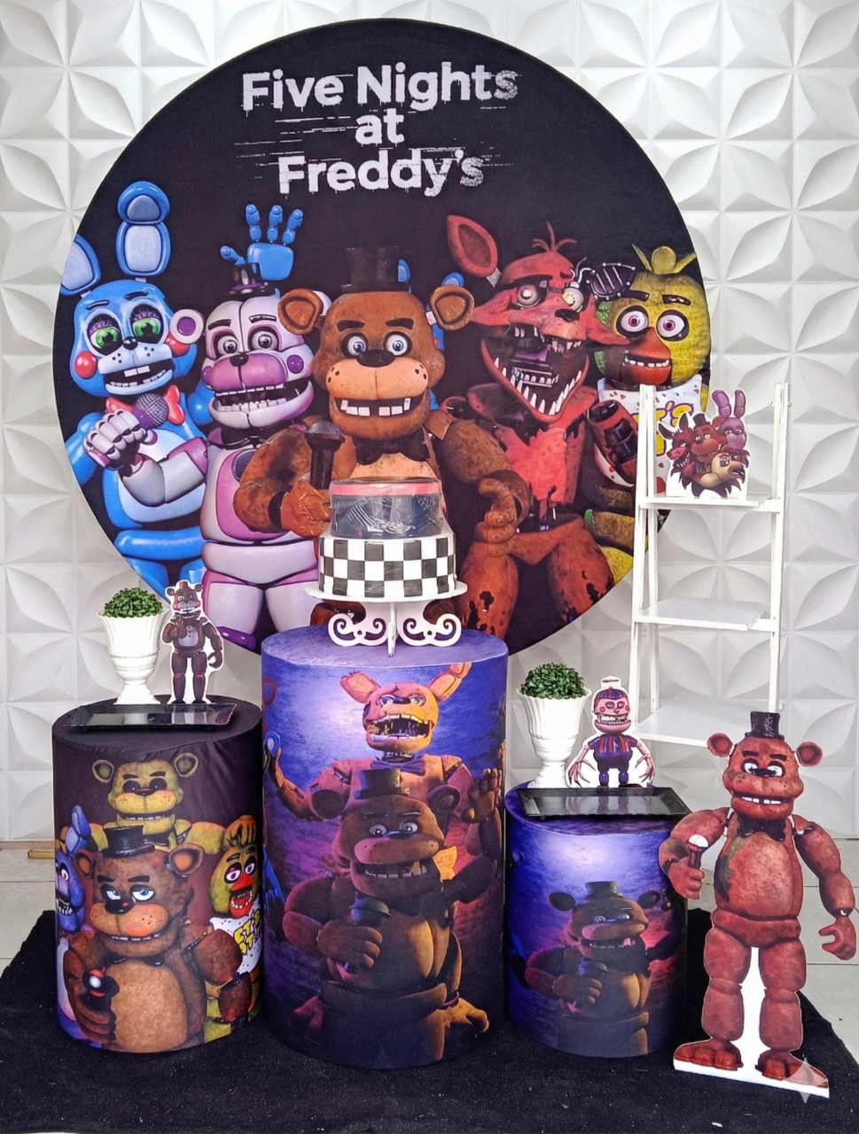 Five Night At Freddy's Prata - GabiSantosDecor