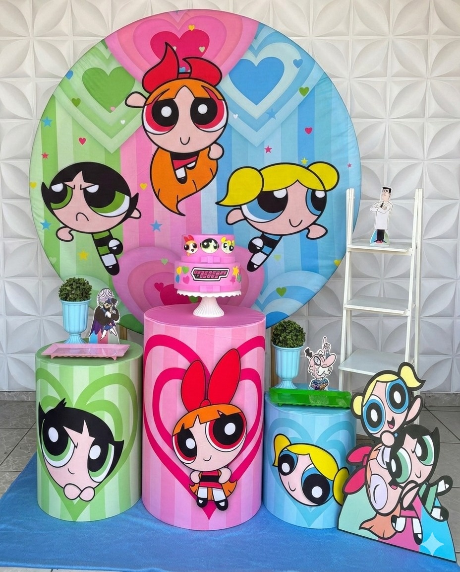 Meninas Super Poderosas Prata  - GabiSantosDecor