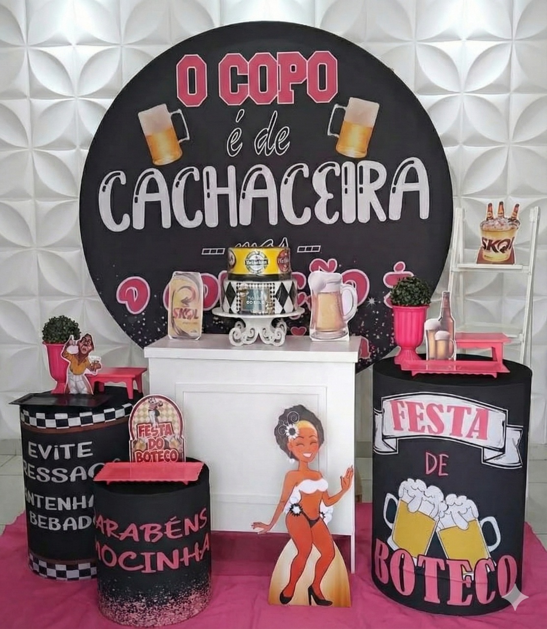 Boteco Rosa Ouro - GabiSantosDecor
