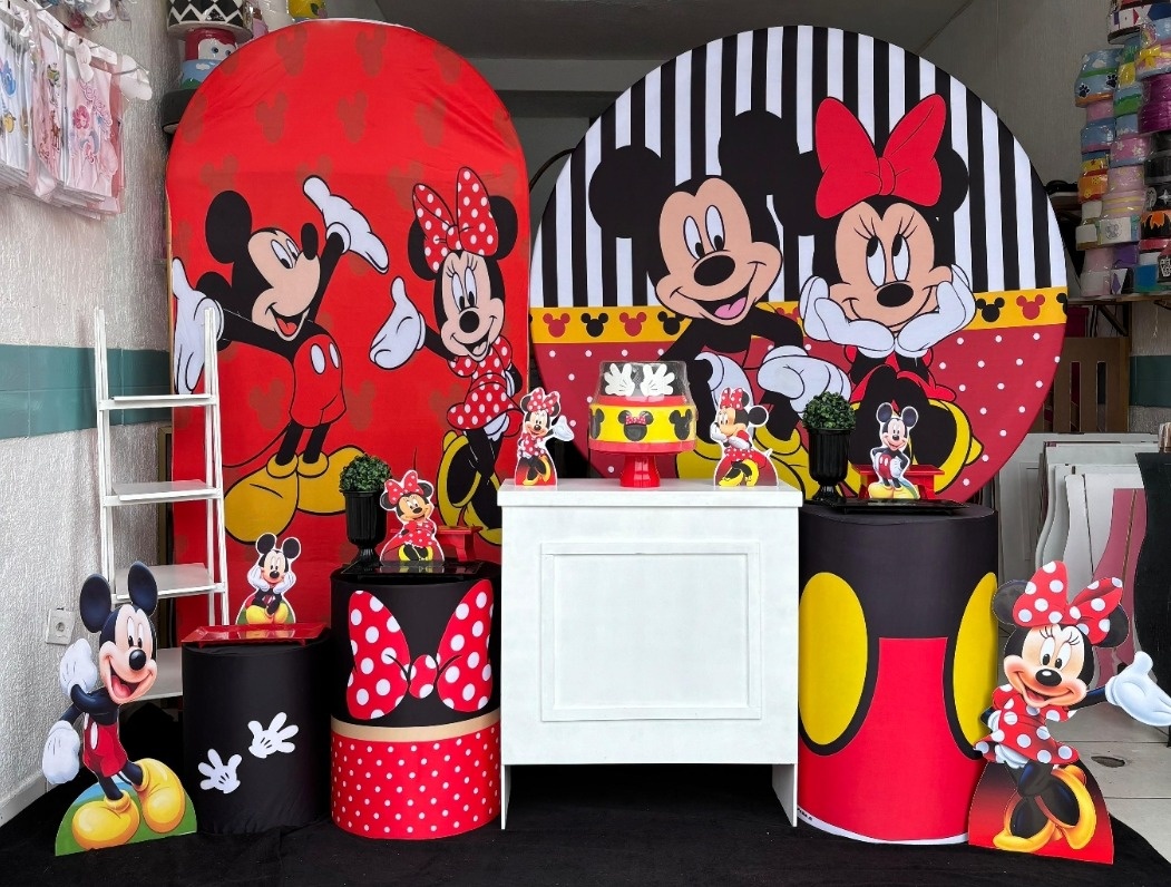 Mickey E Minnie Luxo - GabiSantosDecor