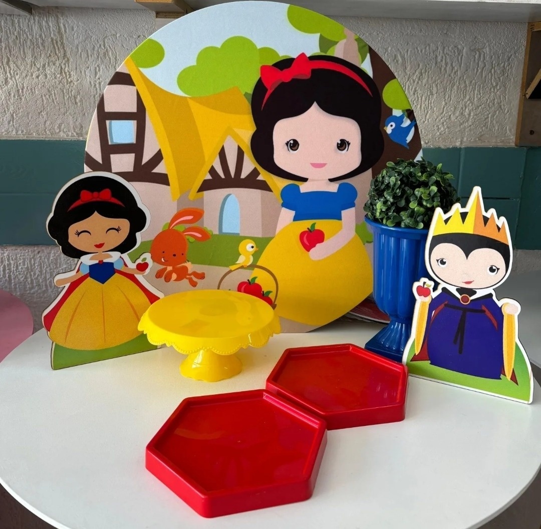 Branca de Neve Mesa - GabiSantosDecor