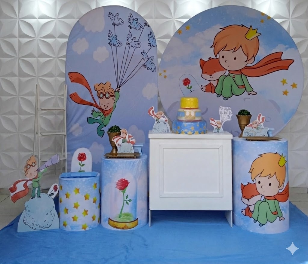 Pequeno Príncipe Loiro Luxo - GabiSantosDecor