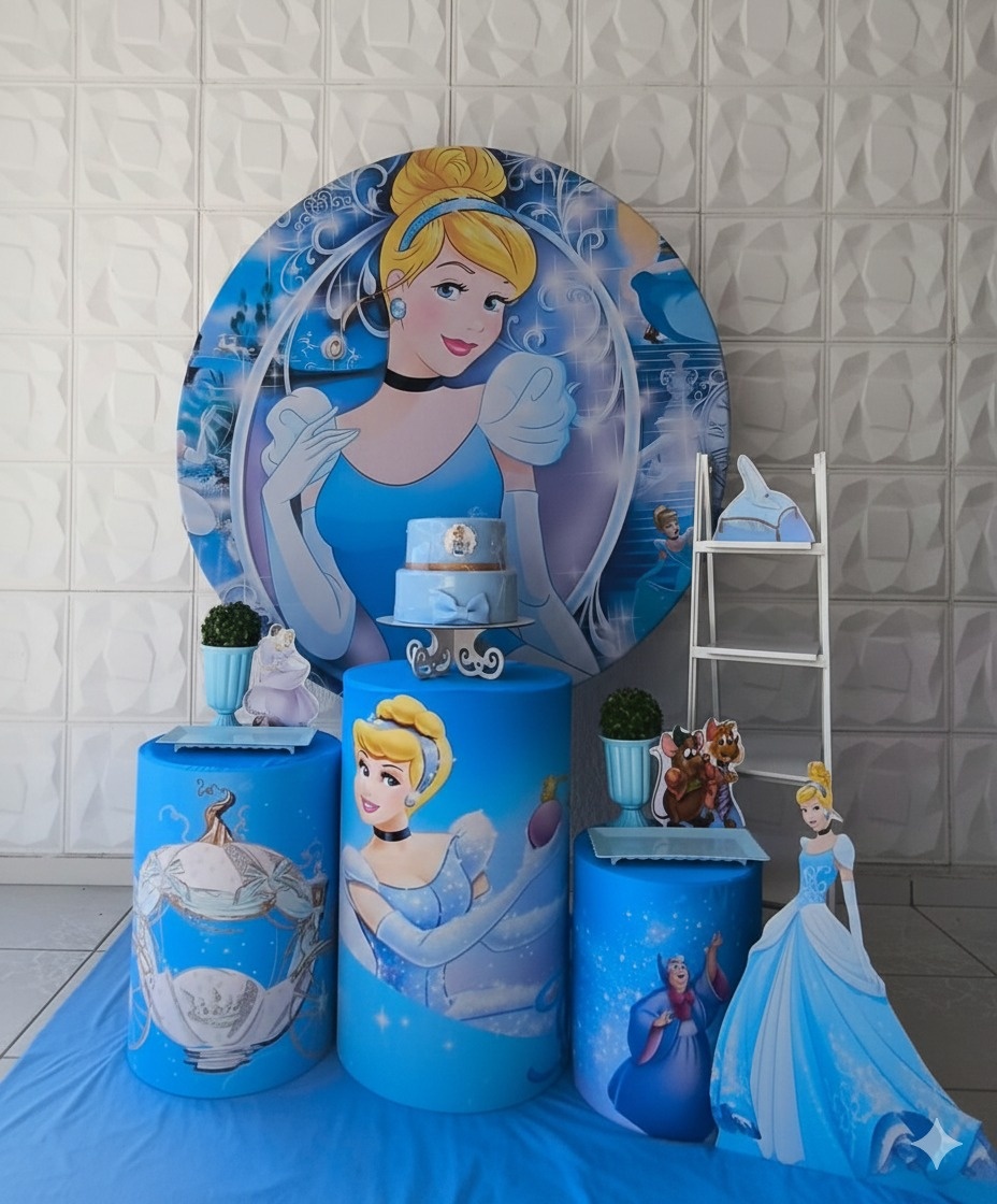 Cinderela Prata  - GabiSantosDecor