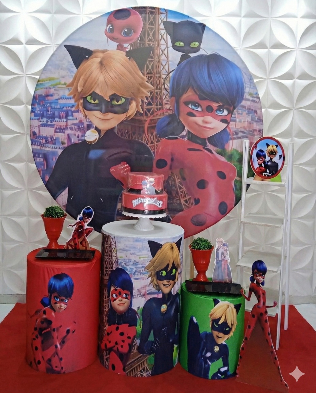 Lady Bug Prata  - GabiSantosDecor