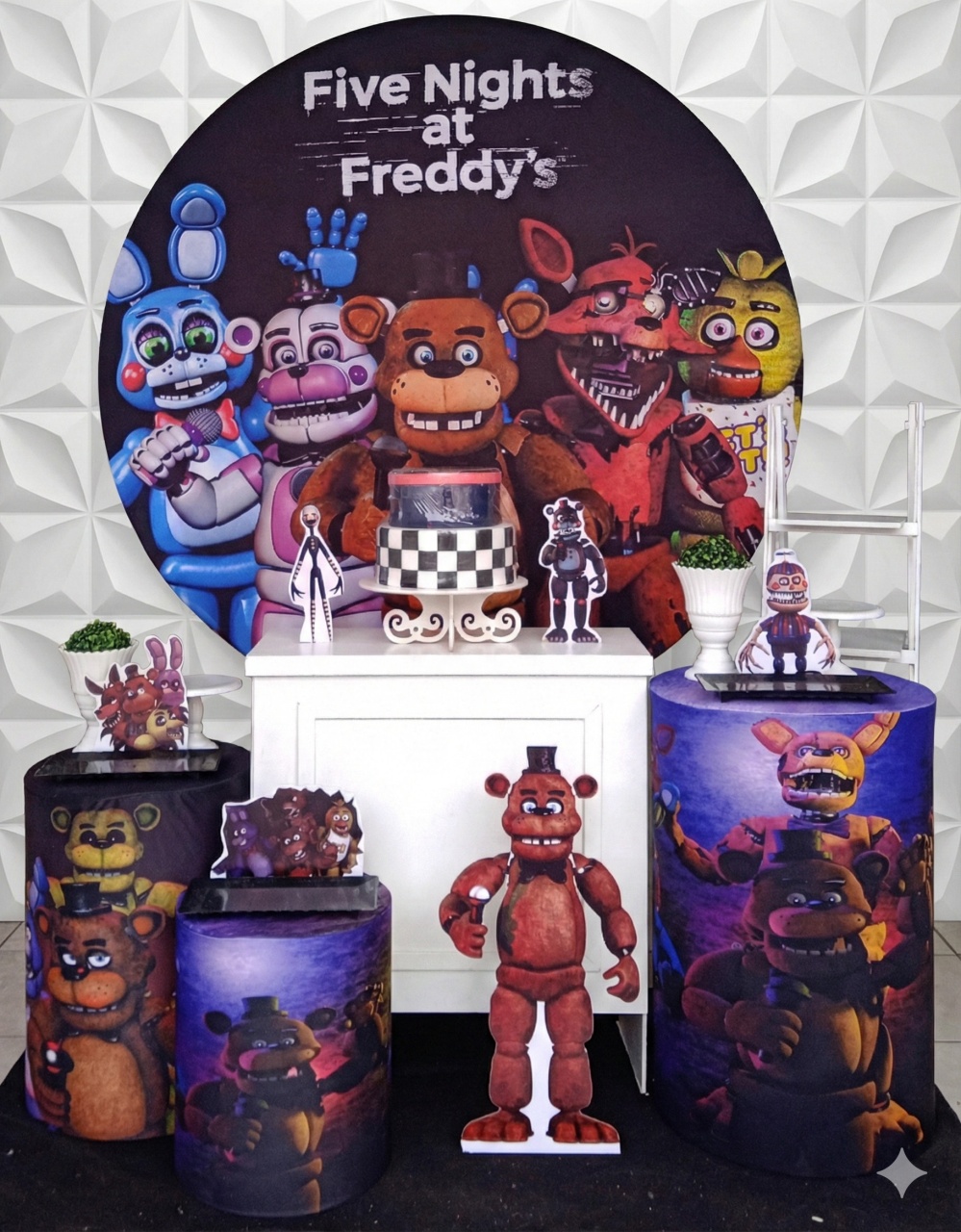 Five Night At Freddy's Ouro - GabiSantosDecor