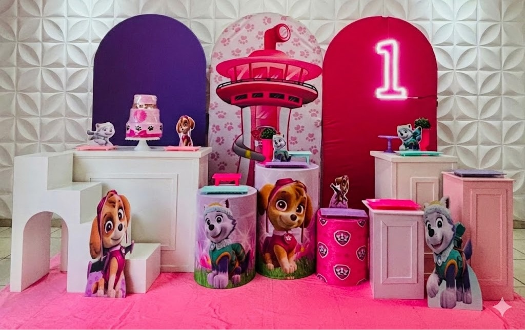 Composição Sky E Everest Patrulha Canina  - GabiSantosDecor