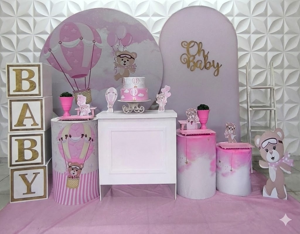 Ursa Baloeira Super Luxo - GabiSantosDecor