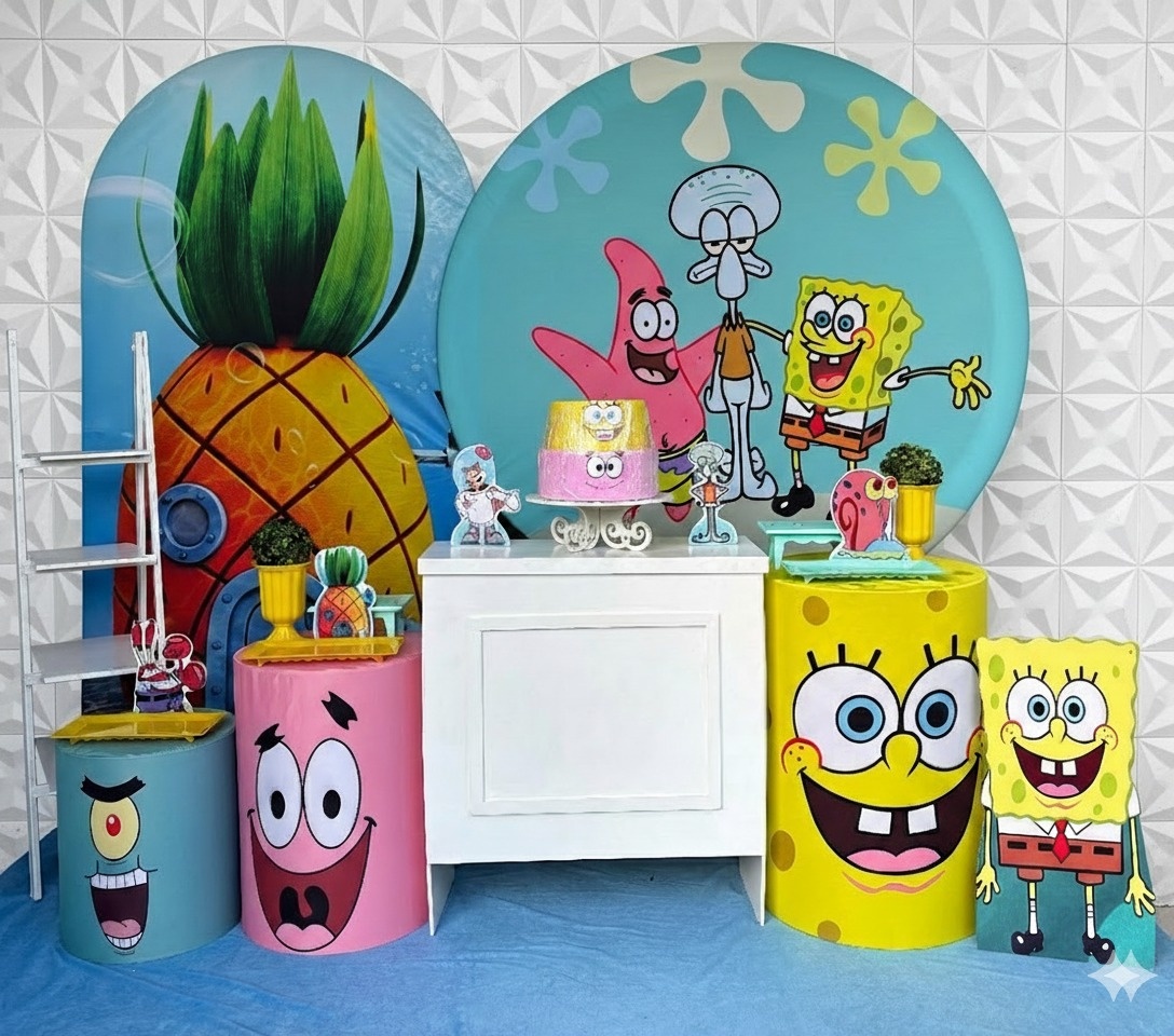 Bob Esponja Luxo  - GabiSantosDecor