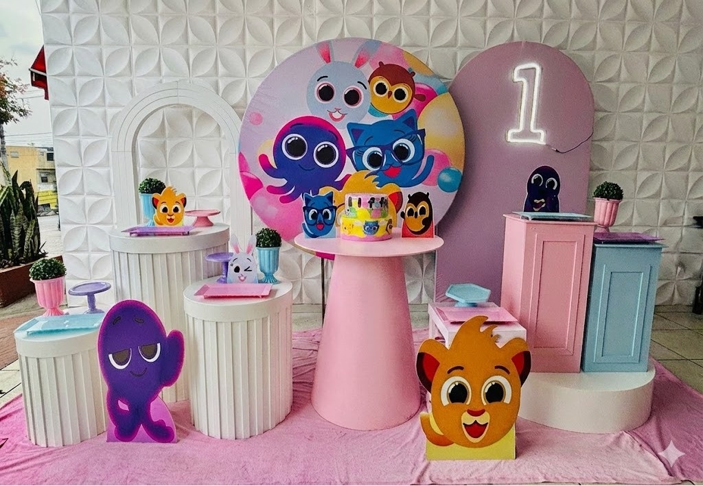 Composição Bolofofo Rosa 2 - GabiSantosDecor