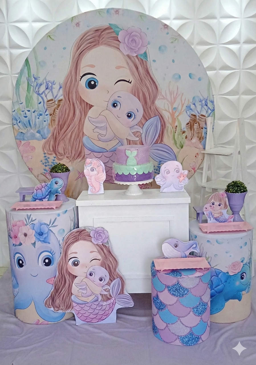 Sereia Cut Ouro - GabiSantosDecor