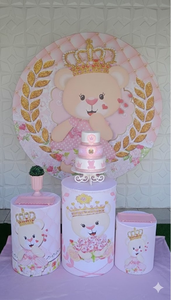Ursa Princesa 1 Bronze  - GabiSantosDecor