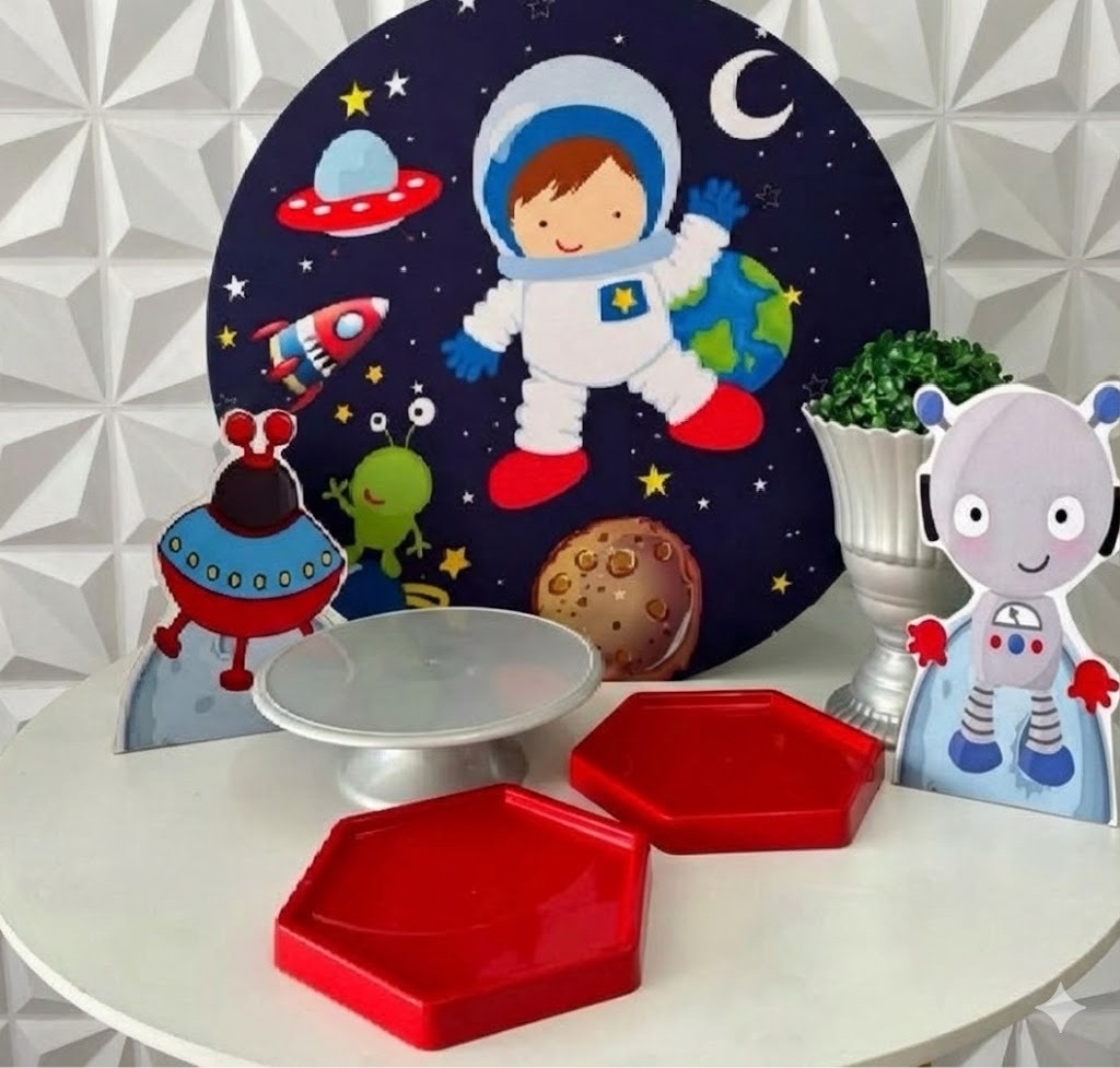 Kit Mesa Astronauta - GabiSantosDecor