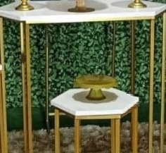 Mesa Sextavada G (Somente Auma Mesa G) - GabiSantosDecor