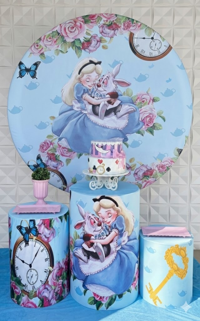 Alice No País das Maravilhas Bronze - GabiSantosDecor