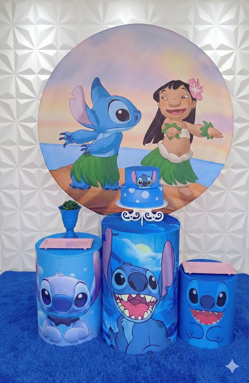 Lilo E Stitch Bronze  - GabiSantosDecor