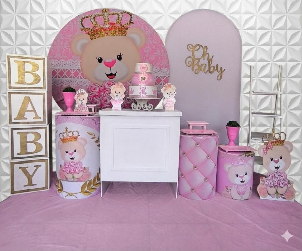 Ursa Princesa 2 Super Luxo  - GabiSantosDecor
