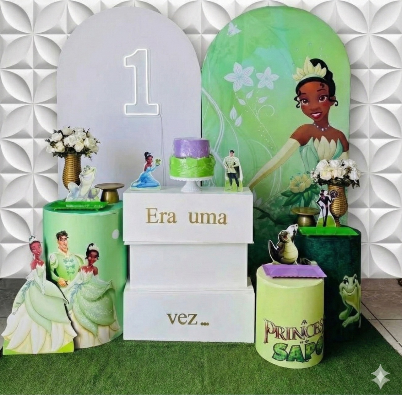 Composição Princesa E O Sapo Tiana - GabiSantosDecor