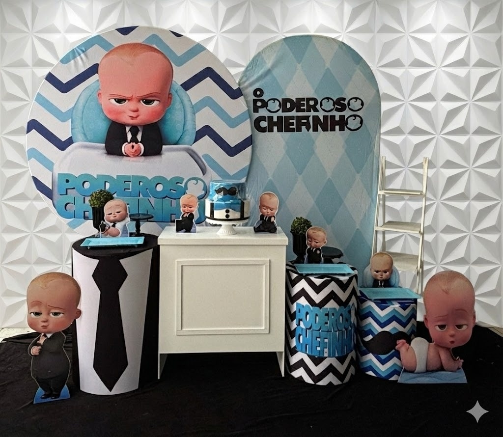 Poderoso Chefinho Loiro Luxo  - GabiSantosDecor