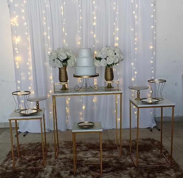 15 Anos Luxo Branco  - GabiSantosDecor