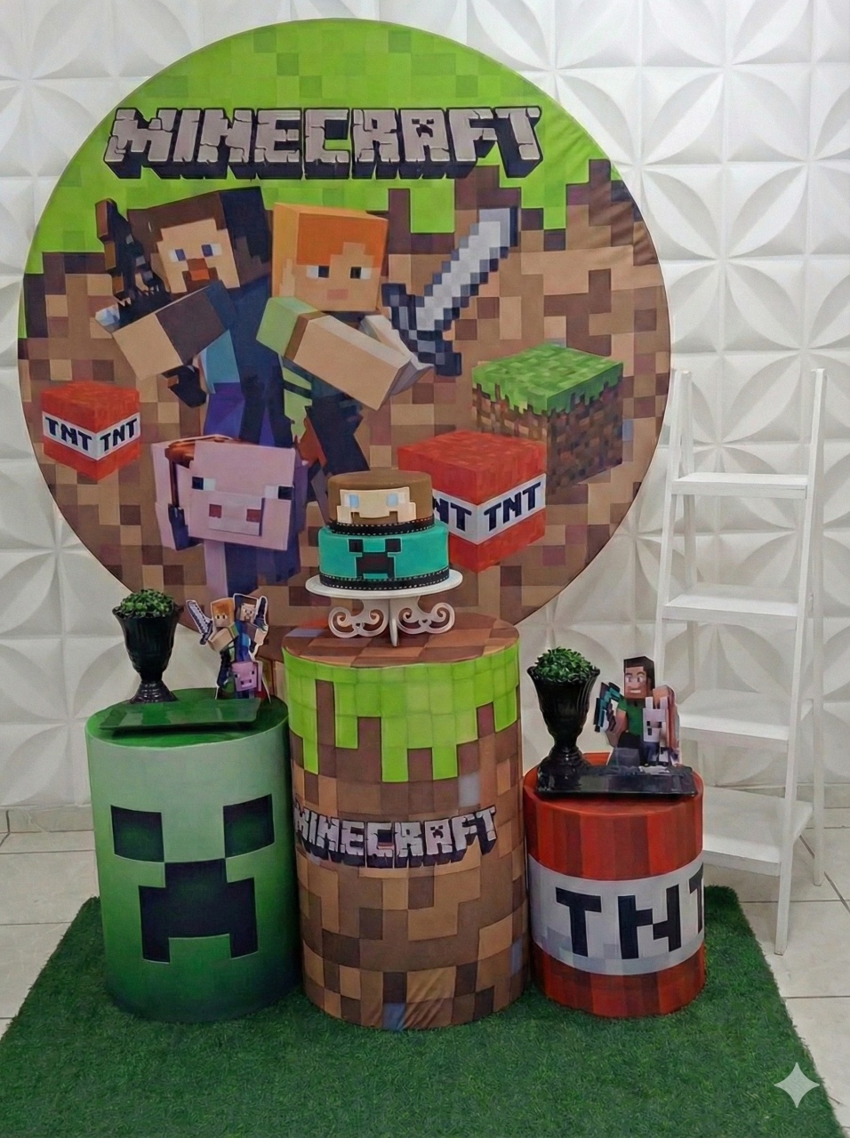 Minecraft Prata  - GabiSantosDecor
