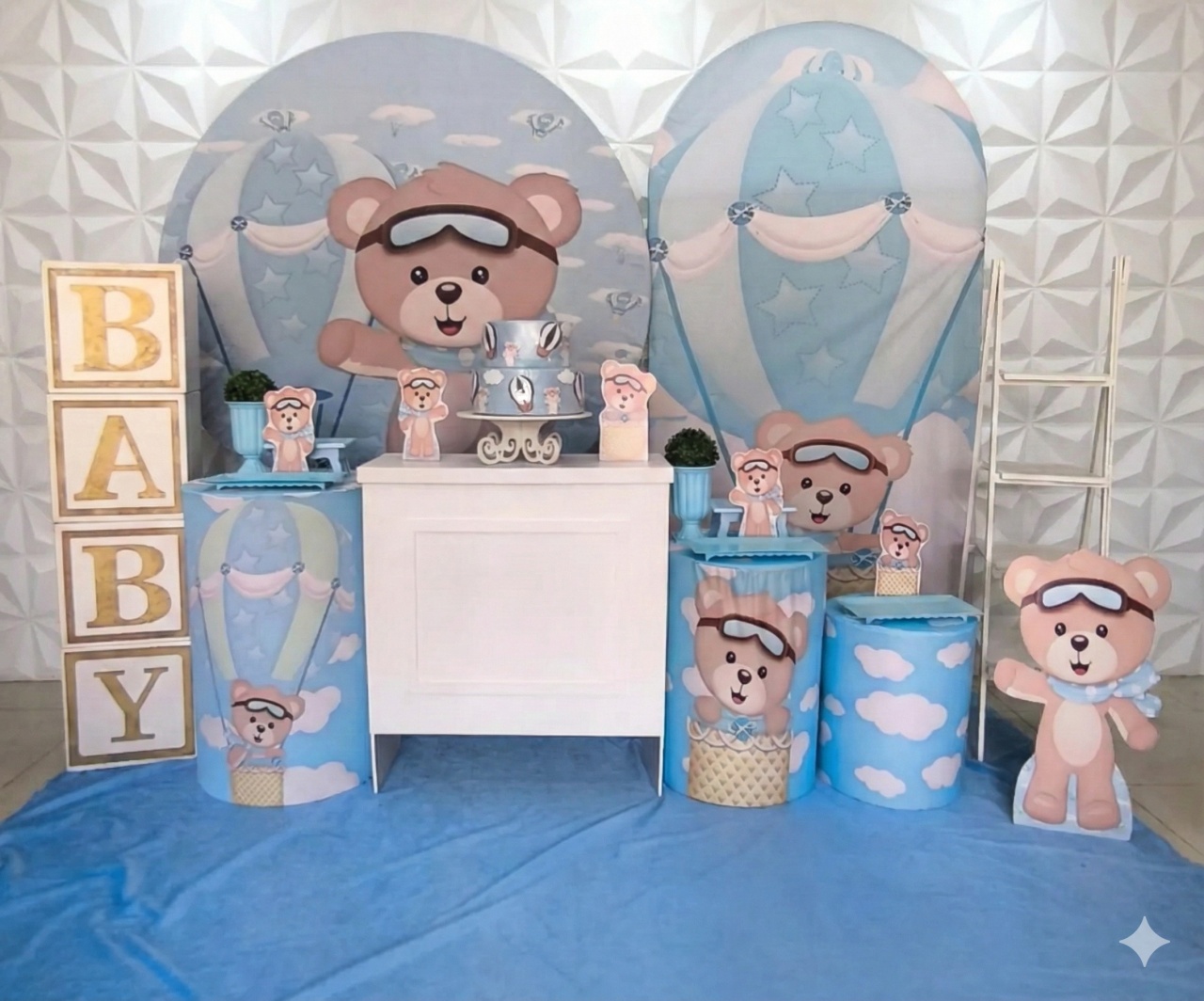 Urso Baloeiro Super Luxo 2 - GabiSantosDecor